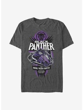 Marvel Black Panther The Royal Talon Fighter T-Shirt, CHAR HTR, hi-res