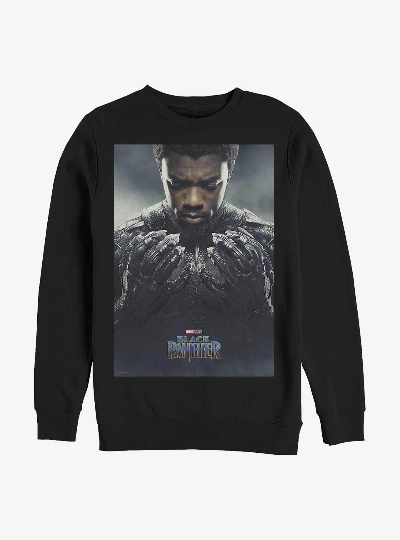 Marvel Black Panther T'Challa Poster Crew Sweatshirt, , hi-res