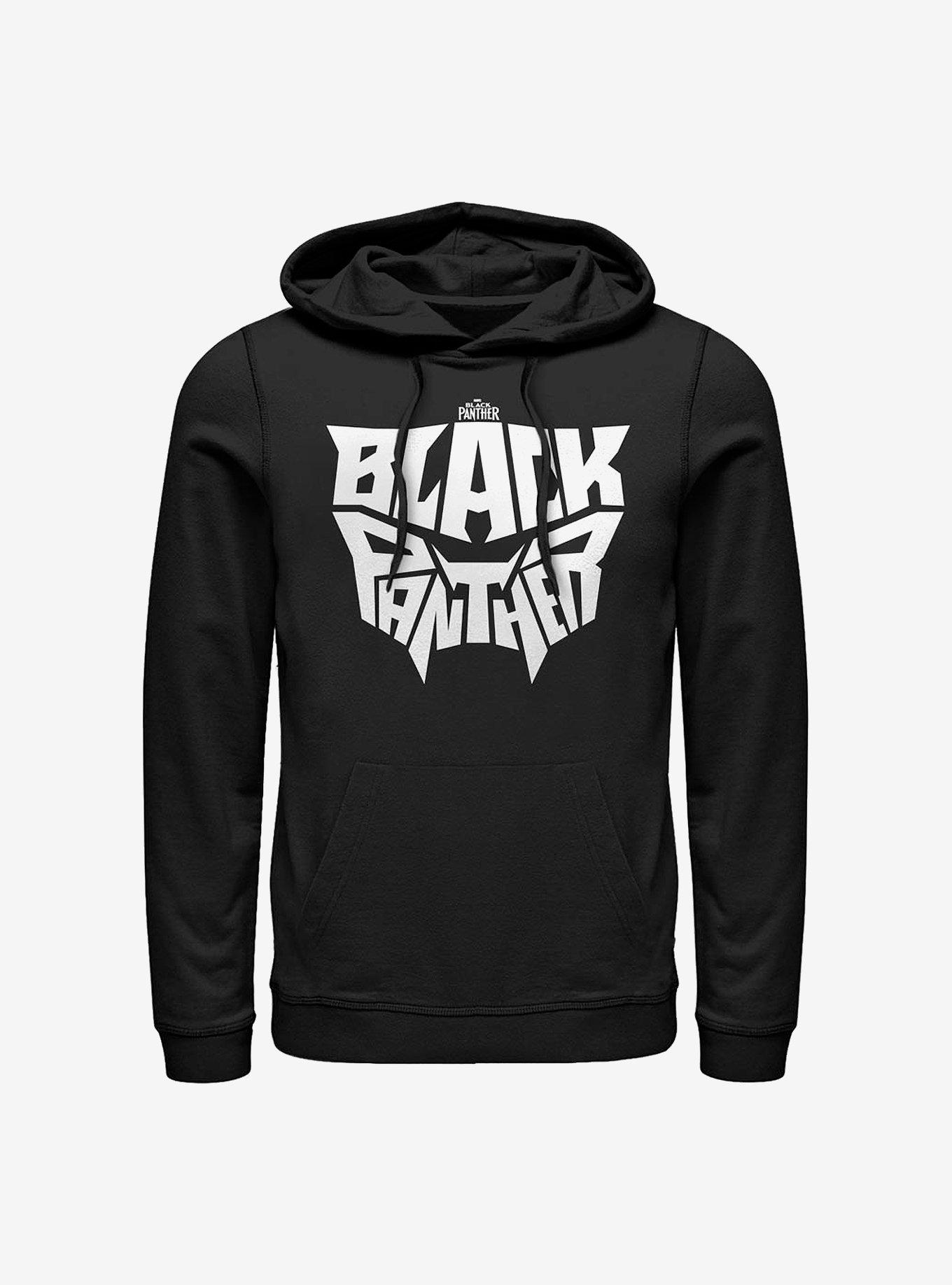 Marvel Black Panther Bold Logo Hoodie, BLACK, hi-res