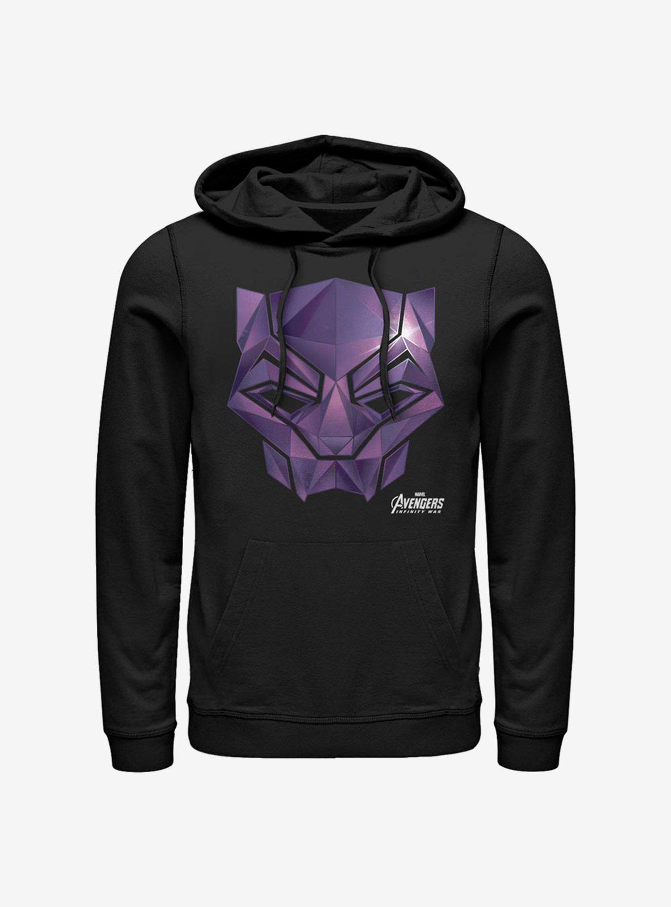 Marvel Black Panther Diamond Panther Hoodie, BLACK, hi-res