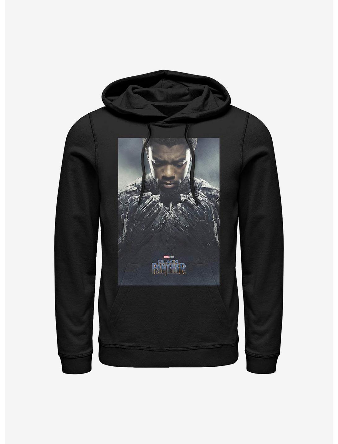 Marvel Black Panther T'Challa Poster Hoodie, BLACK, hi-res