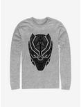 Marvel Black Panther Mask Long-Sleeve T-Shirt, ATH HTR, hi-res