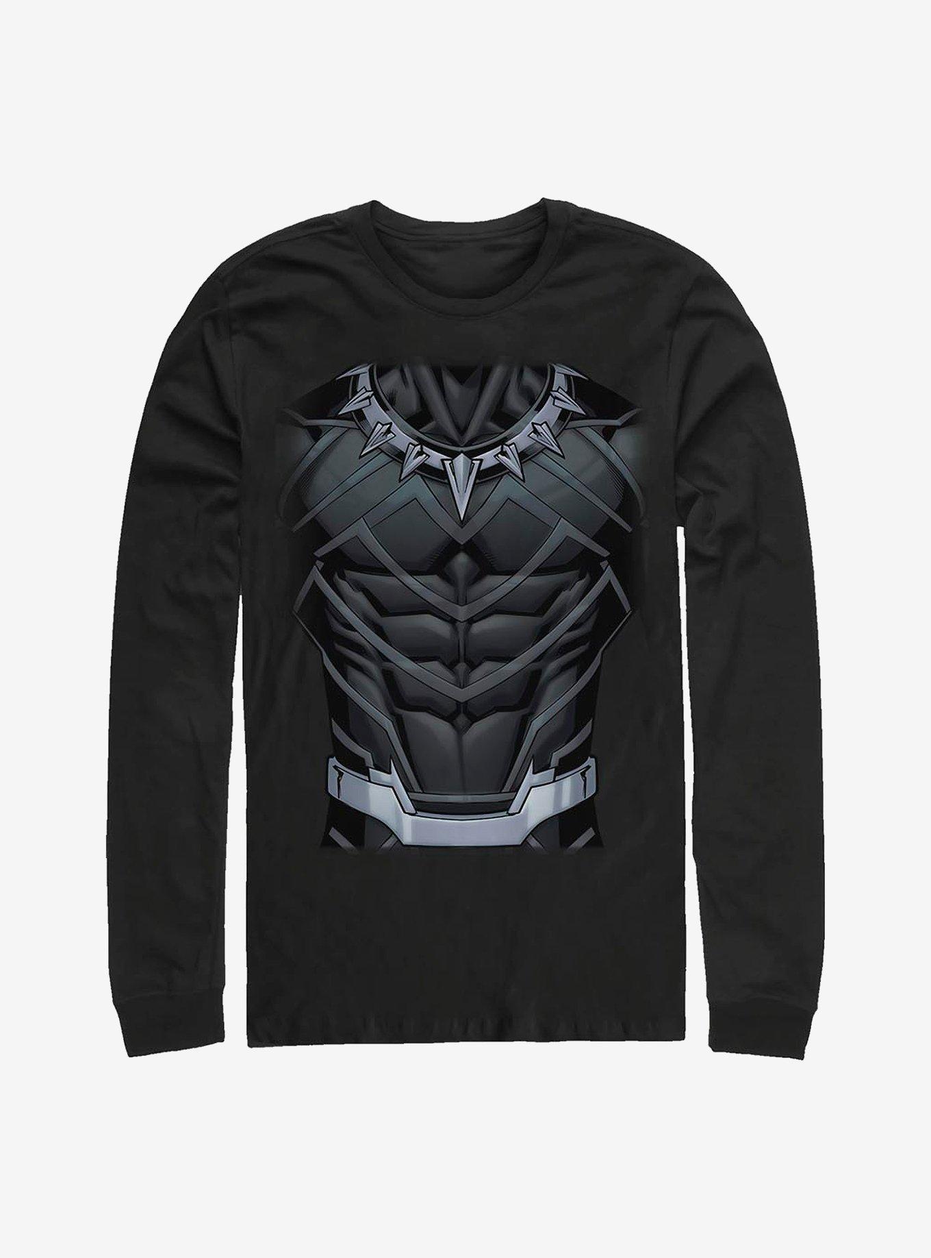 Marvel Black Panther Panther Suit Long-Sleeve T-Shirt, BLACK, hi-res