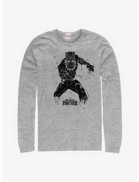 Marvel Black Panther Splattered Paint Long-Sleeve T-Shirt, , hi-res