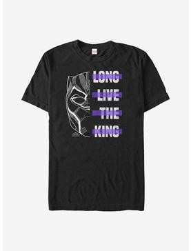 Marvel Black Panther Long Live the King Mens T-Shirt, , hi-res