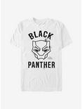 Marvel Black Panther Outline T-Shirt, WHITE, hi-res