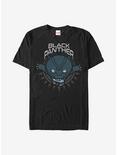 Marvel Black Panther Panther Kawaii T-Shirt, BLACK, hi-res