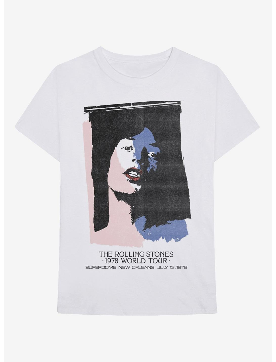 The Rolling Stones 1978 World Tour T-Shirt, WHITE, hi-res
