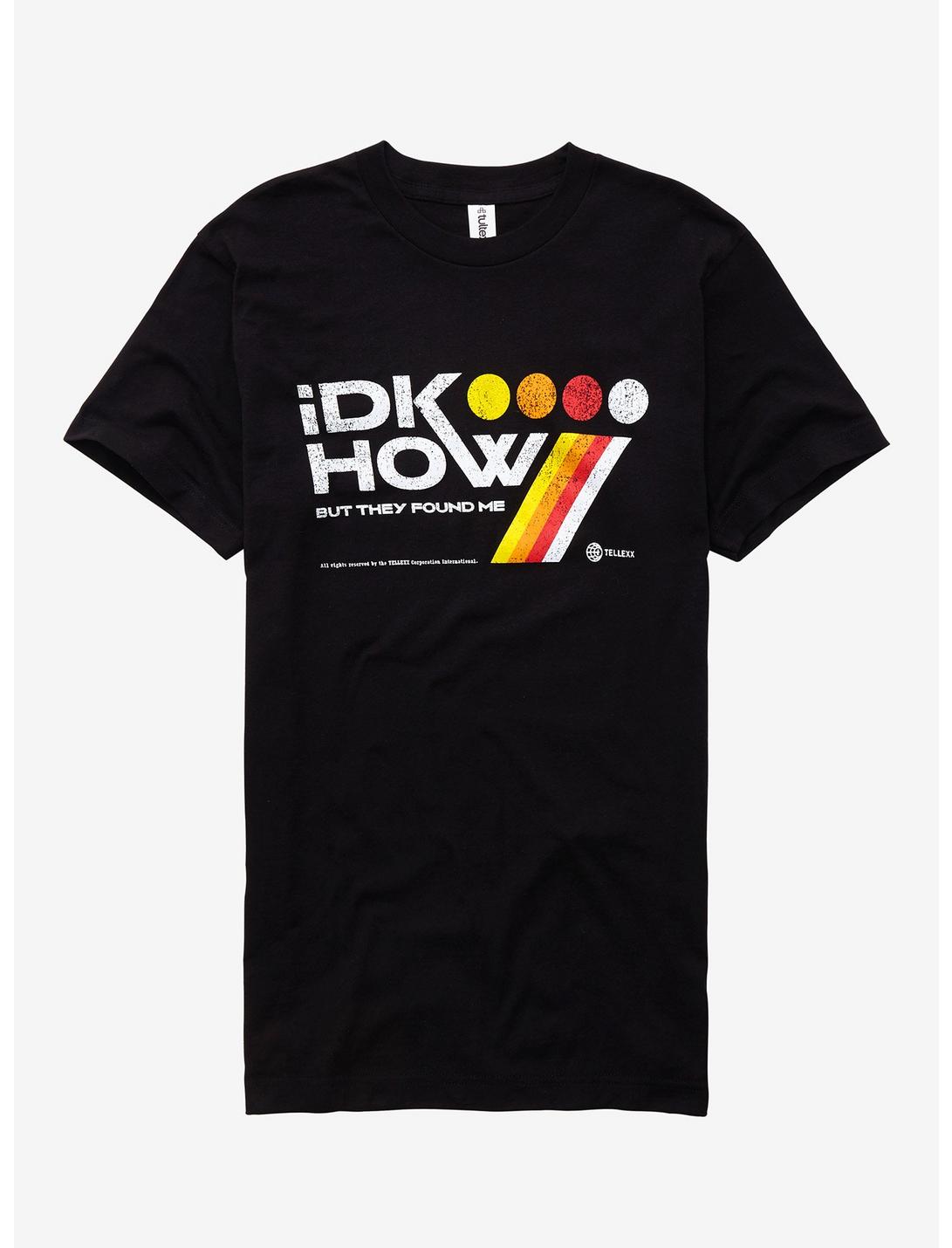 I Don't Know How But They Found Me Dots T-Shirt, BLACK, hi-res