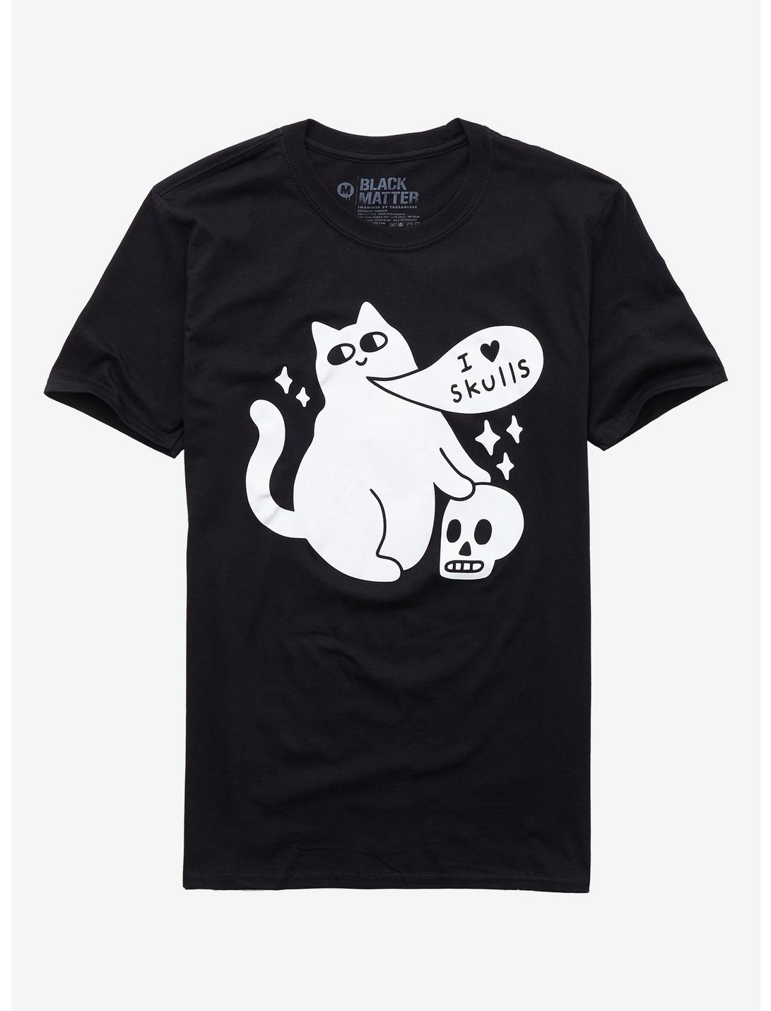 I Love Skulls T-Shirt By Obinsun, WHITE, hi-res