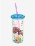 Disney The Little Mermaid Sketch Iridescent Acrylic Travel Cup, , hi-res