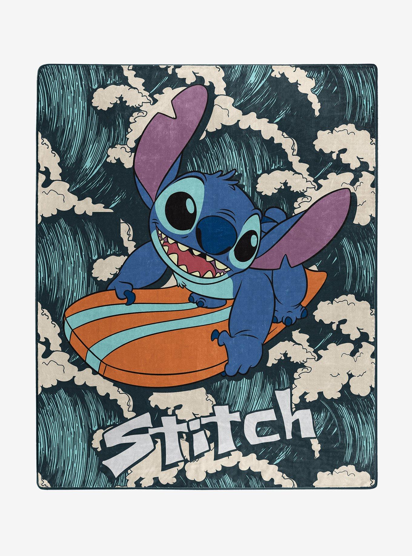 Disney Lilo & Stitch Surfing Throw Blanket