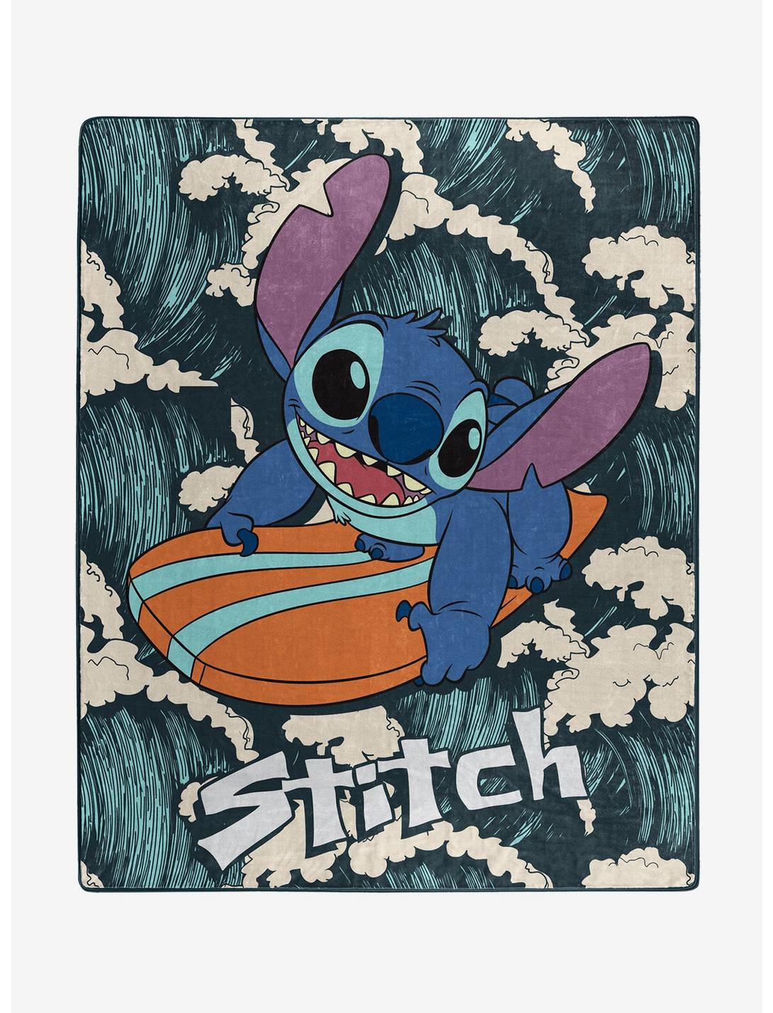 Disney Lilo & Stitch Surfing Throw Blanket, , hi-res