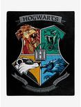 Harry Potter Hogwarts Crests Throw Blanket, , hi-res