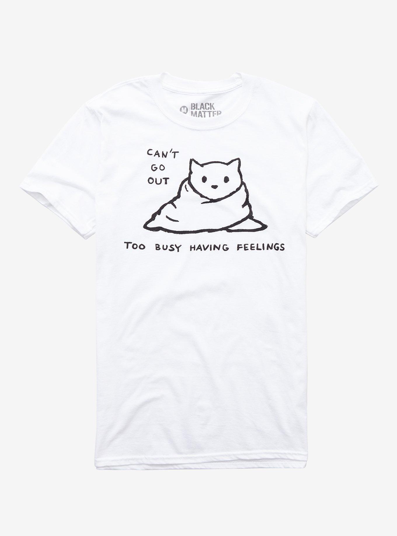 Can't Go Out T-Shirt By Fox Shiver, BLACK, hi-res