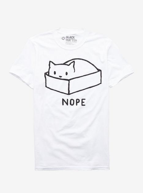 Nope Box Cat T-Shirt By Fox Shiver | Hot Topic