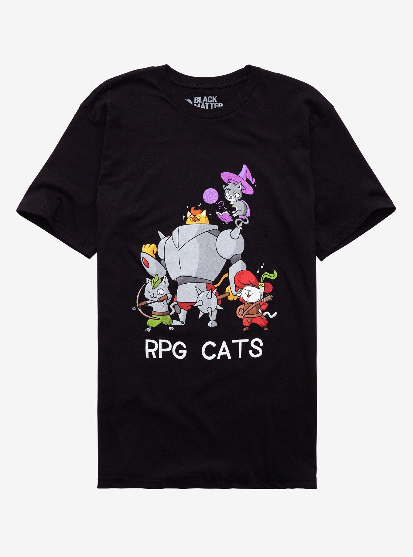 RPG Cats T-Shirt, MULTI, hi-res