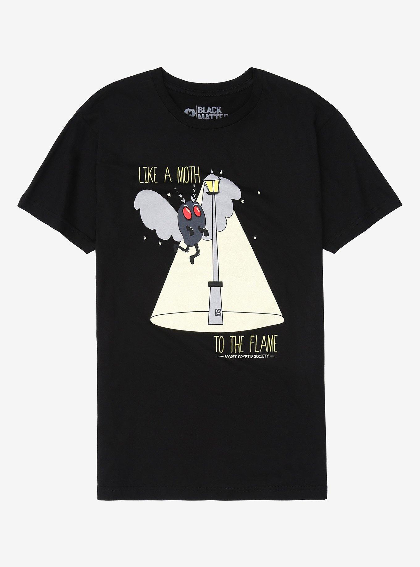Secret Cryptid Society Moth To A Flame T-Shirt, MULTI, hi-res