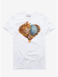 Cat & Yarn Heart T-Shirt By Dandingeroz, MULTI, hi-res