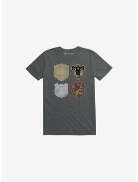 Black Clover Squad Crests T-Shirt, CHARCOAL, hi-res
