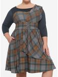 Outlander MacKenzie Tartan Cinch Dress Plus Size, MULTI, hi-res