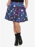 Disney Lilo & Stitch Cosmic Stitch Skater Skirt Plus Size, MULTI, hi-res
