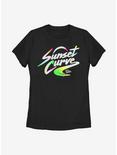 Julie And The Phantoms Sunset Curve Logo Womens T-Shirt, BLACK, hi-res
