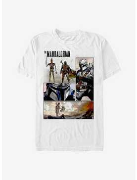 Sta Wars The Mandalorian Comic Book Panel T-Shirt, , hi-res