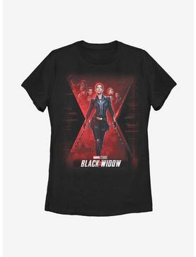 Marvel Black Widow Official Poster Womens T-Shirt, , hi-res