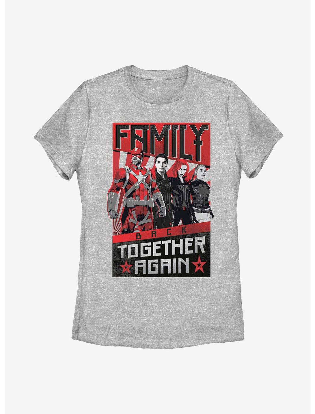 Marvel Black Widow Together Again Womens T-Shirt, ATH HTR, hi-res