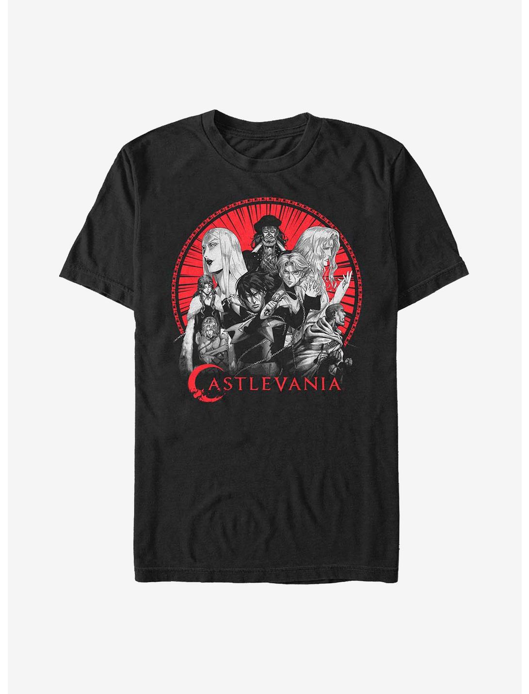 Castlevania Crew Min T-Shirt, BLACK, hi-res