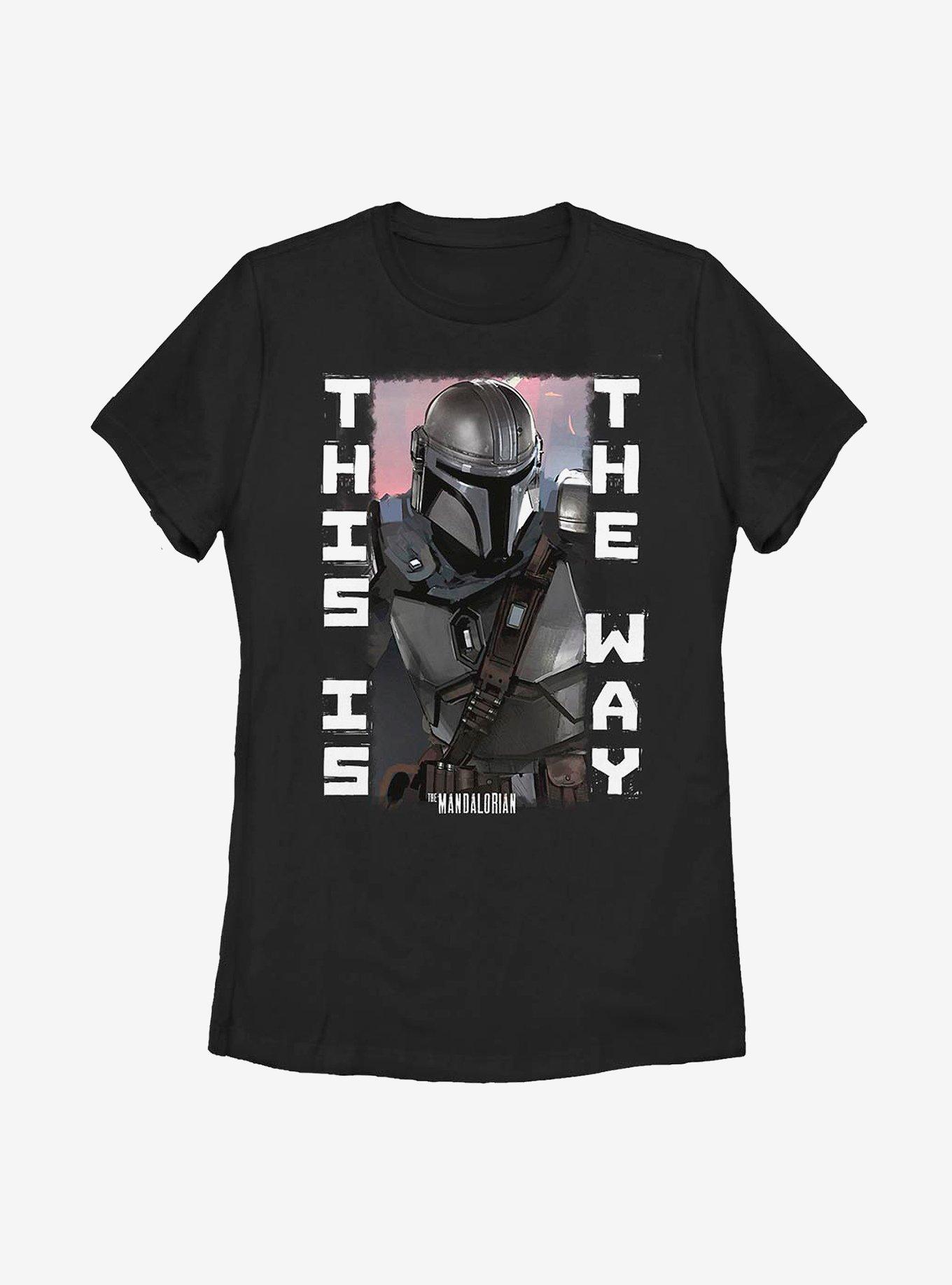 Sta Wars The Mandalorian Blaster Battle Womens T-Shirt, , hi-res