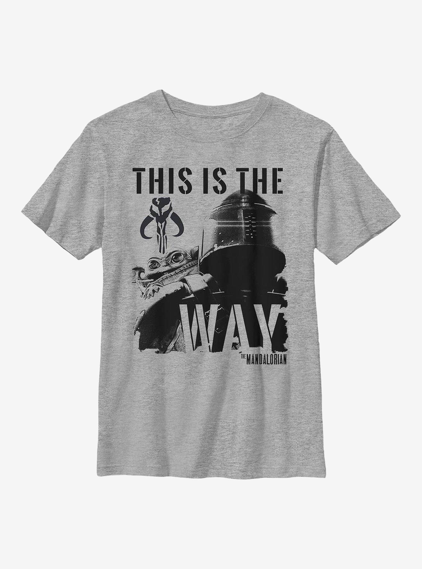 Sta Wars The Mandalorian Inked Mando Youth T-Shirt, , hi-res