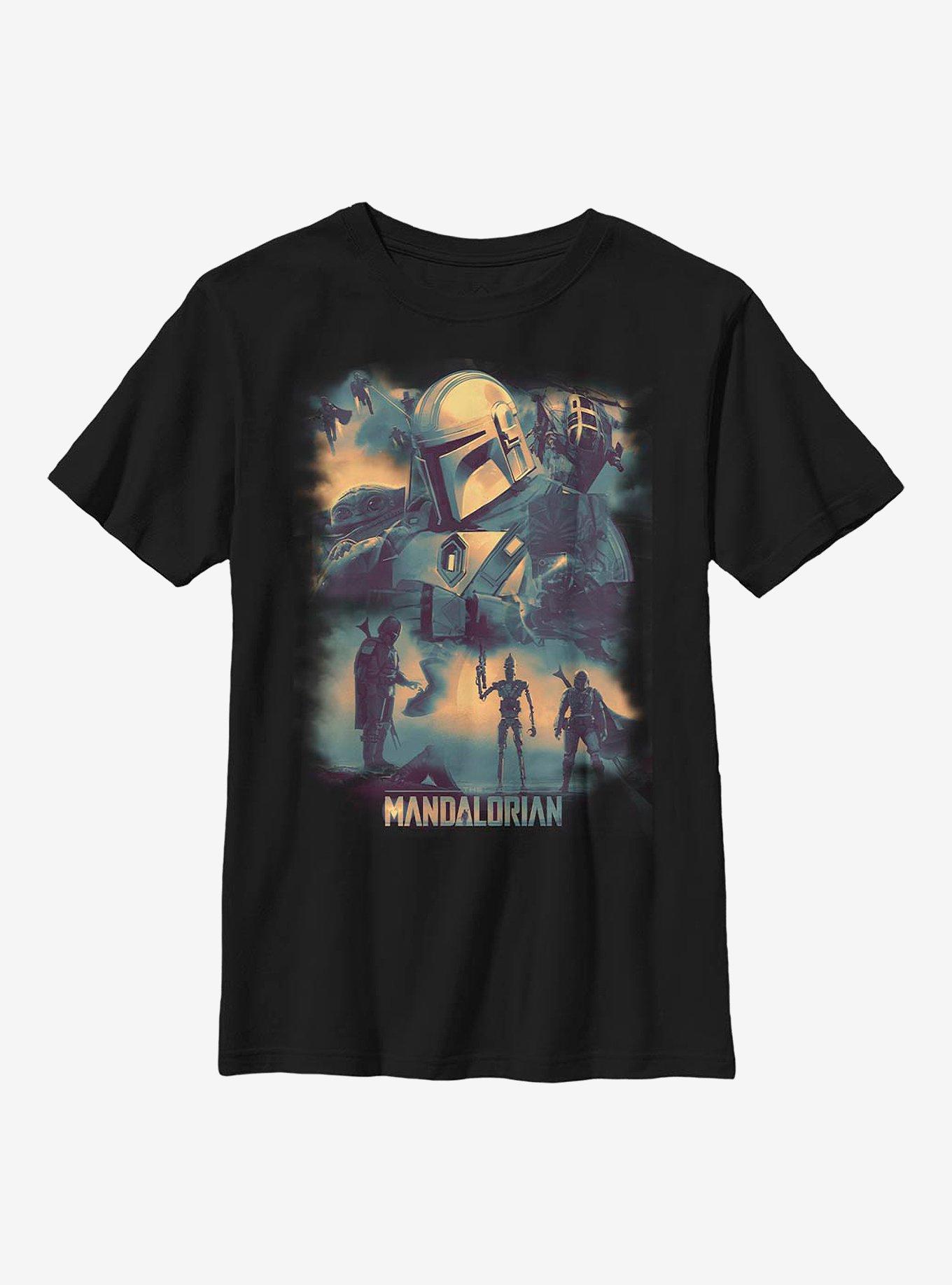 Sta Wars The Mandalorian Mando Memory Youth T-Shirt, , hi-res
