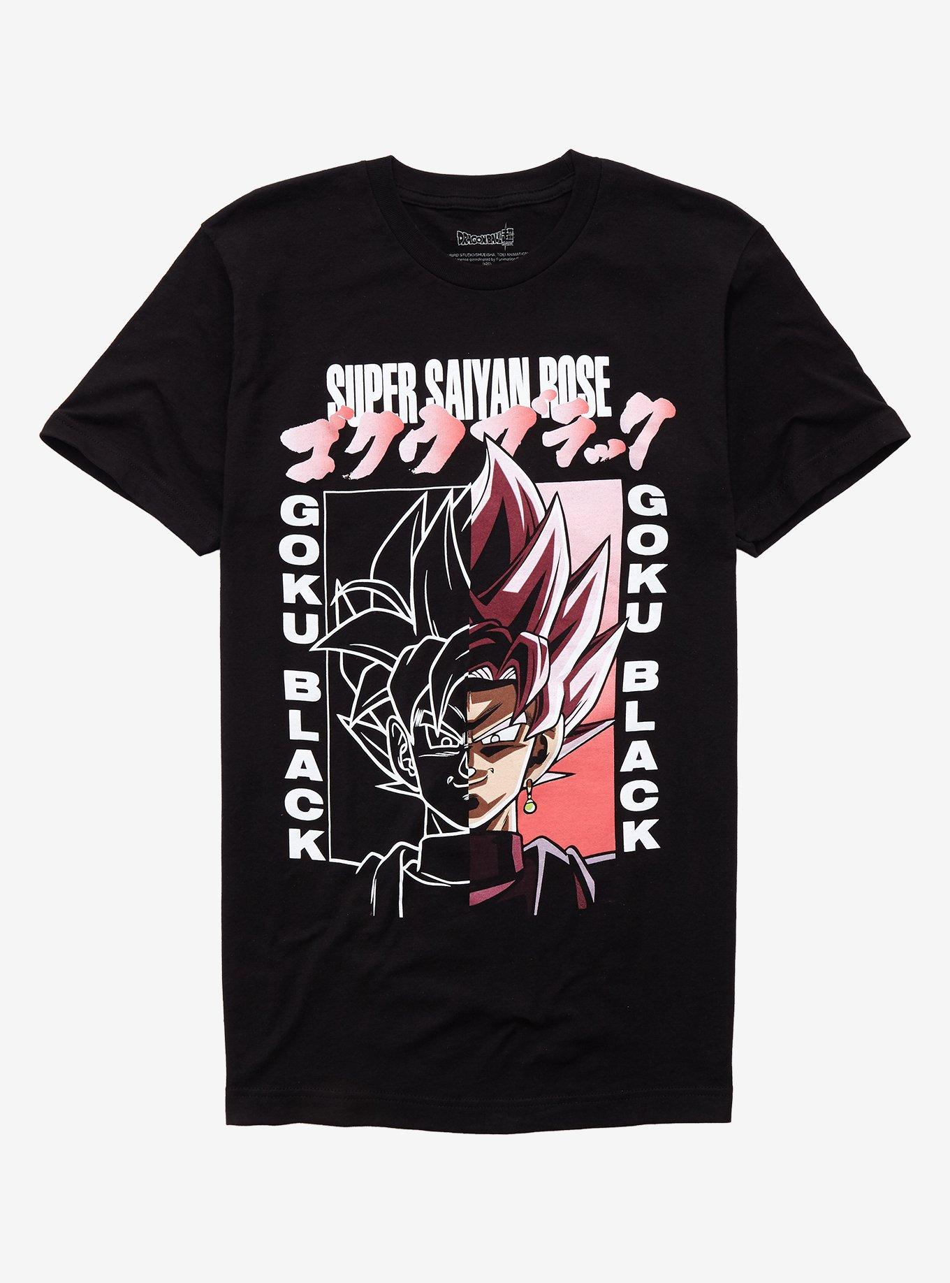 Dragon Ball Super Super Saiyan Rose Goku Black T Shirt