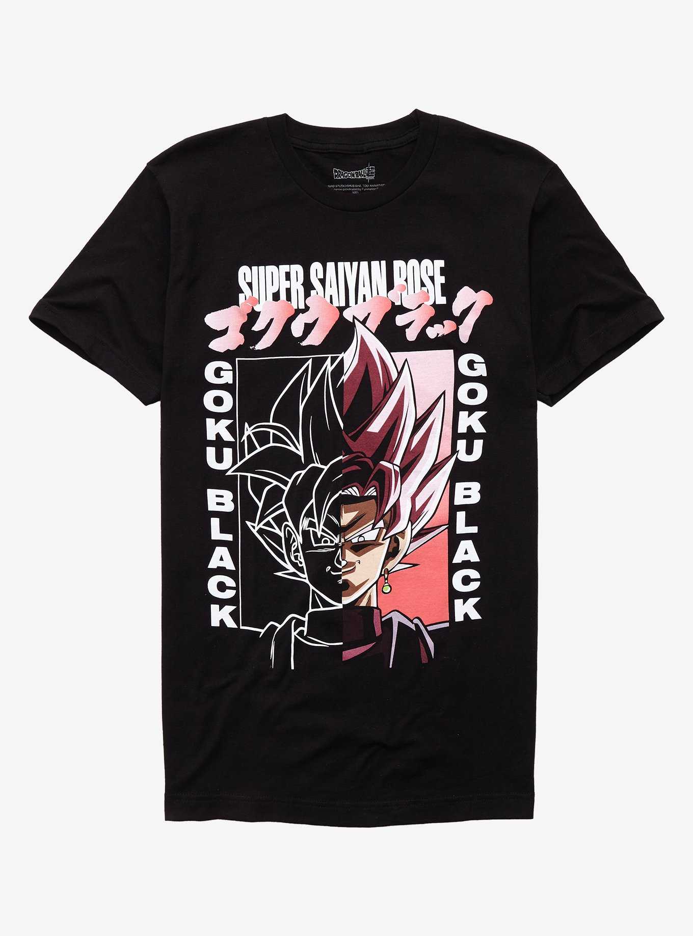 Dragon Ball Super Super Saiyan Rose Goku Black T-Shirt, , hi-res