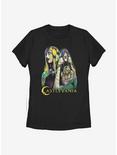 Castlevania Group Womens T-Shirt, BLACK, hi-res