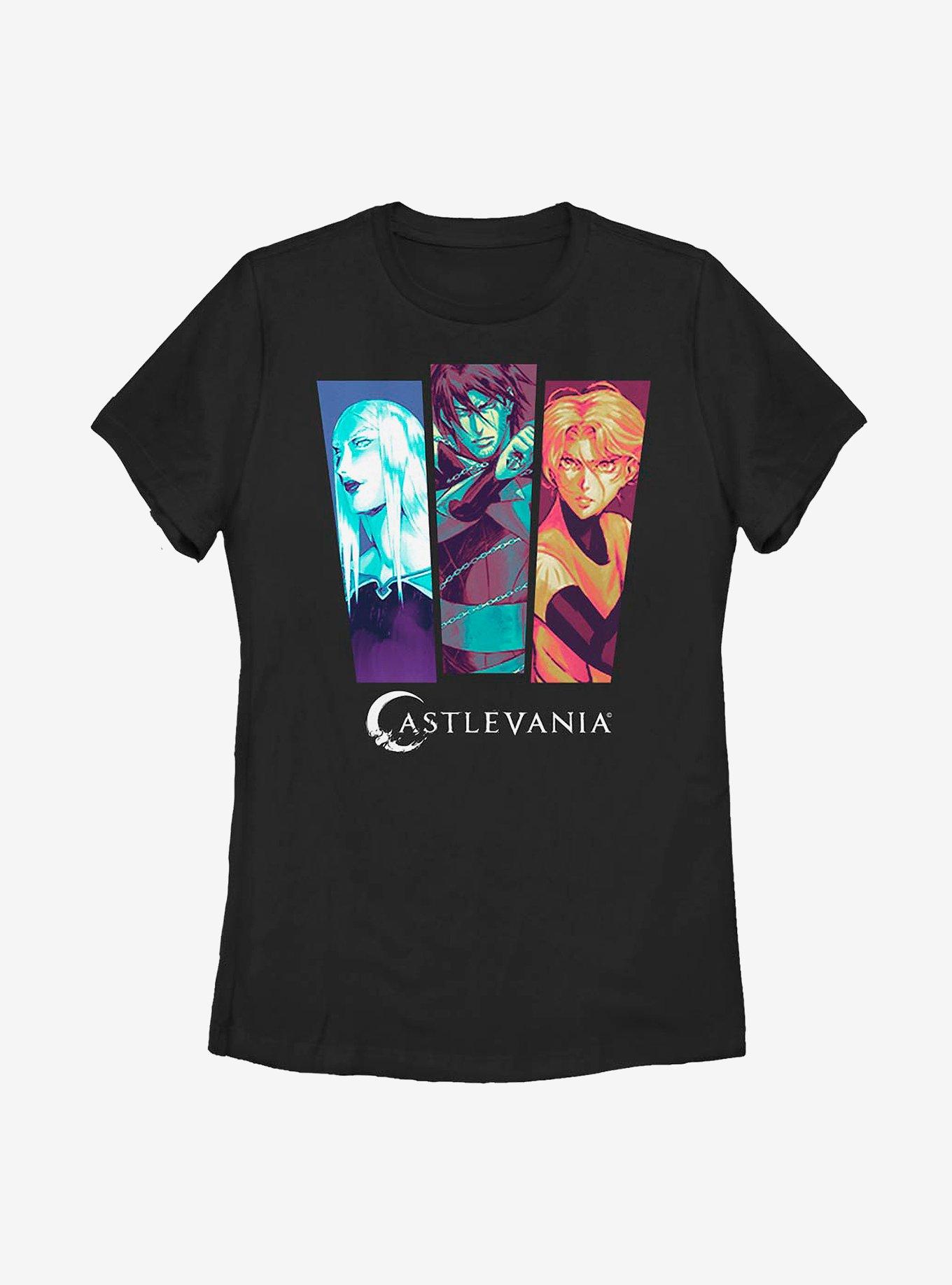 Castlevania Panel Pop Womens T-Shirt, , hi-res