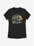 Castlevania Trio Rays Womens T-Shirt, BLACK, hi-res