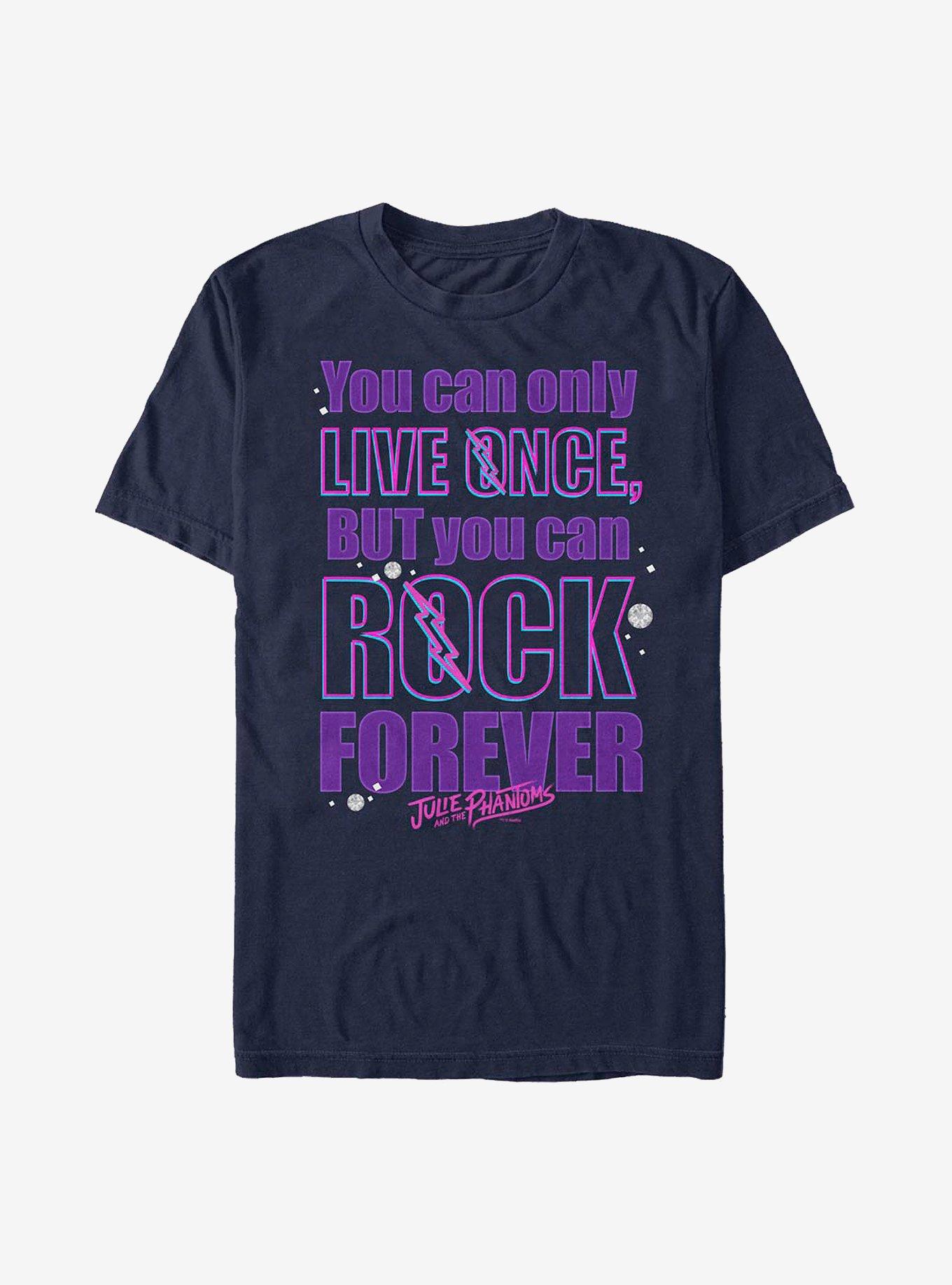Julie And The Phantoms Rock Forever T-Shirt, NAVY, hi-res