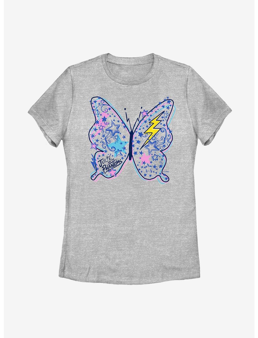Julie And The Phantoms Butterfly Doodles Womens T-Shirt, ATH HTR, hi-res