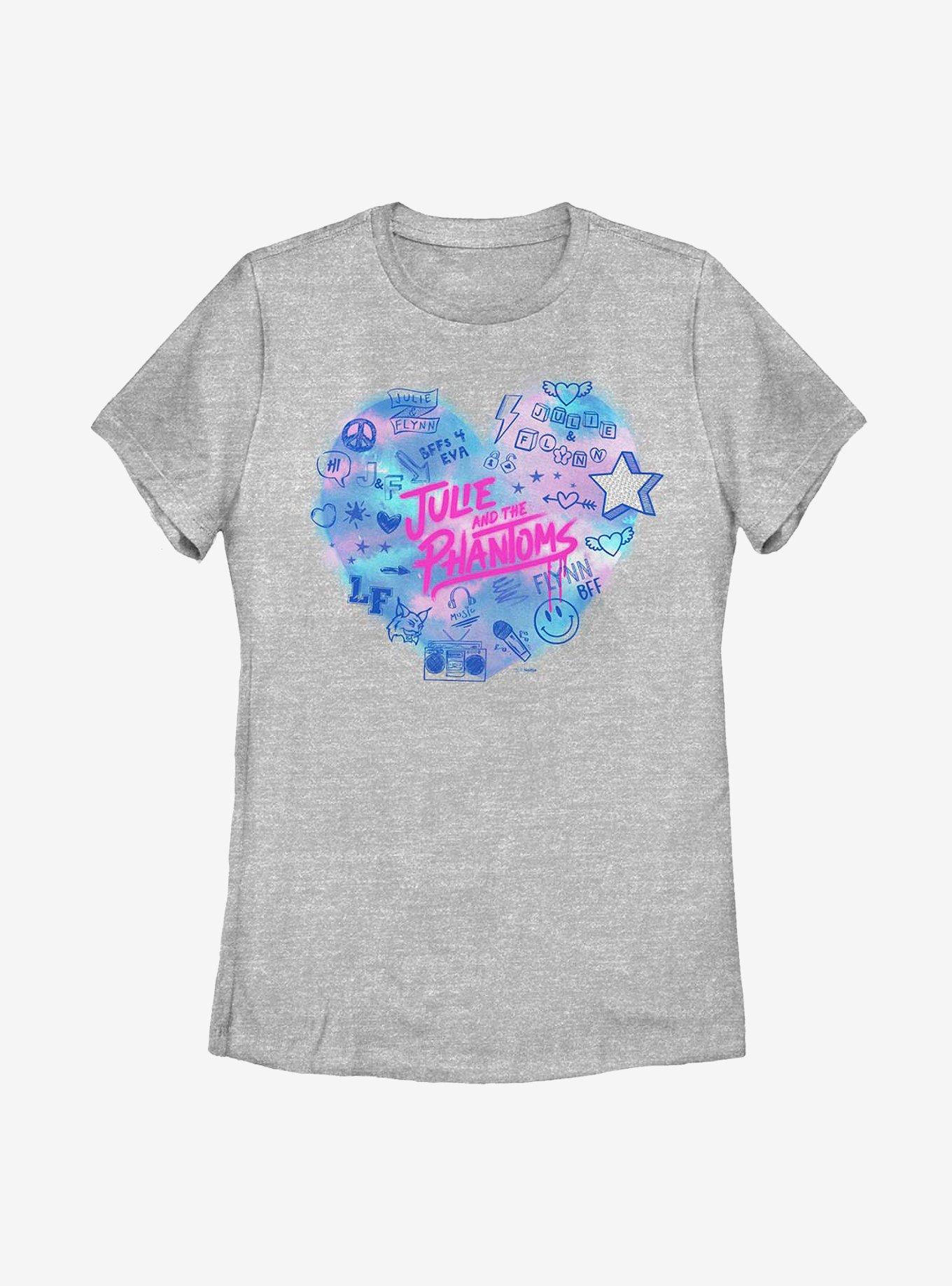 Julie And The Phantoms Heart Julie Icons Womens T-Shirt, , hi-res