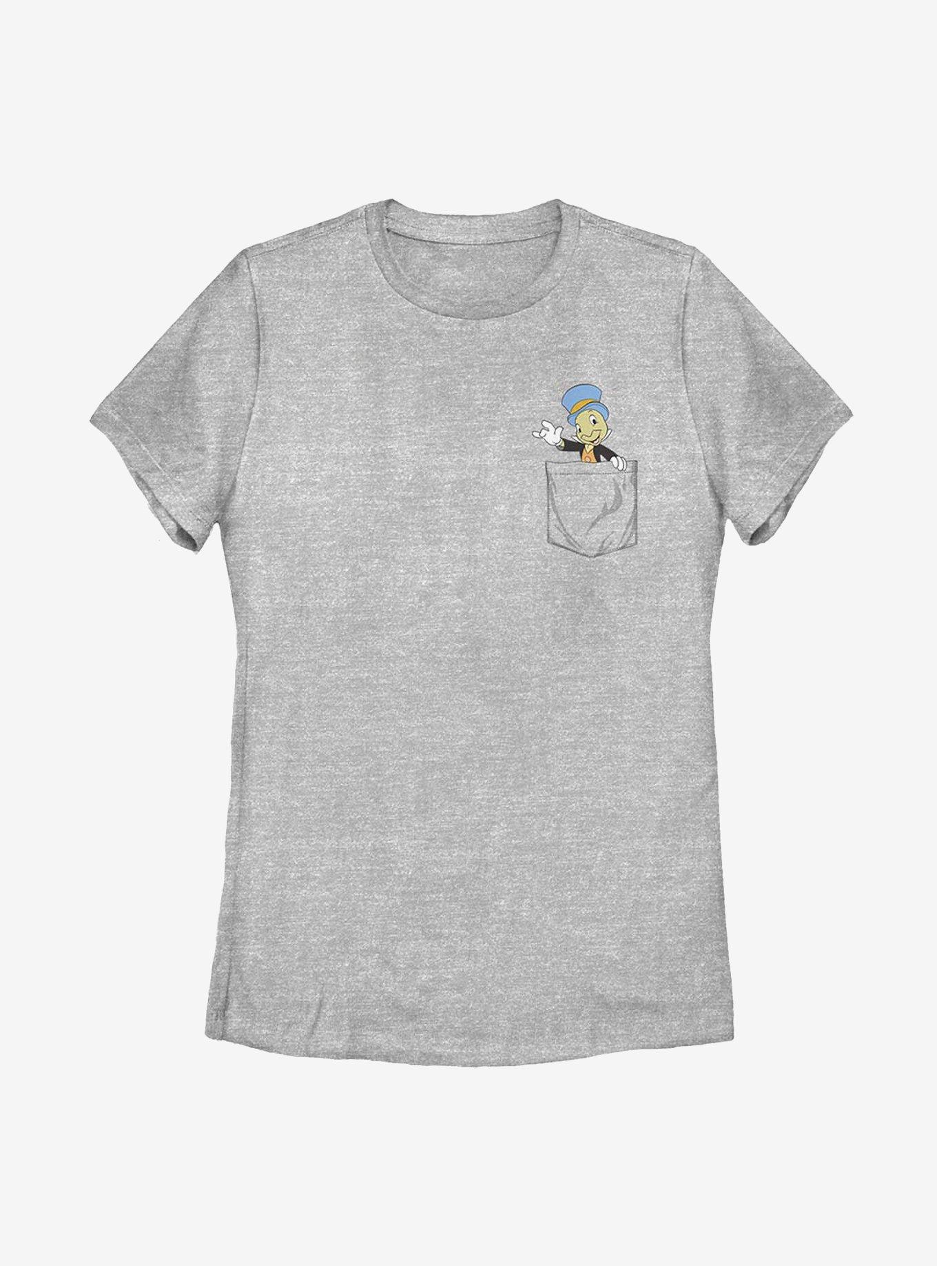 Disney Pinocchio Jiminy Faux Pocket Womens T-Shirt, , hi-res