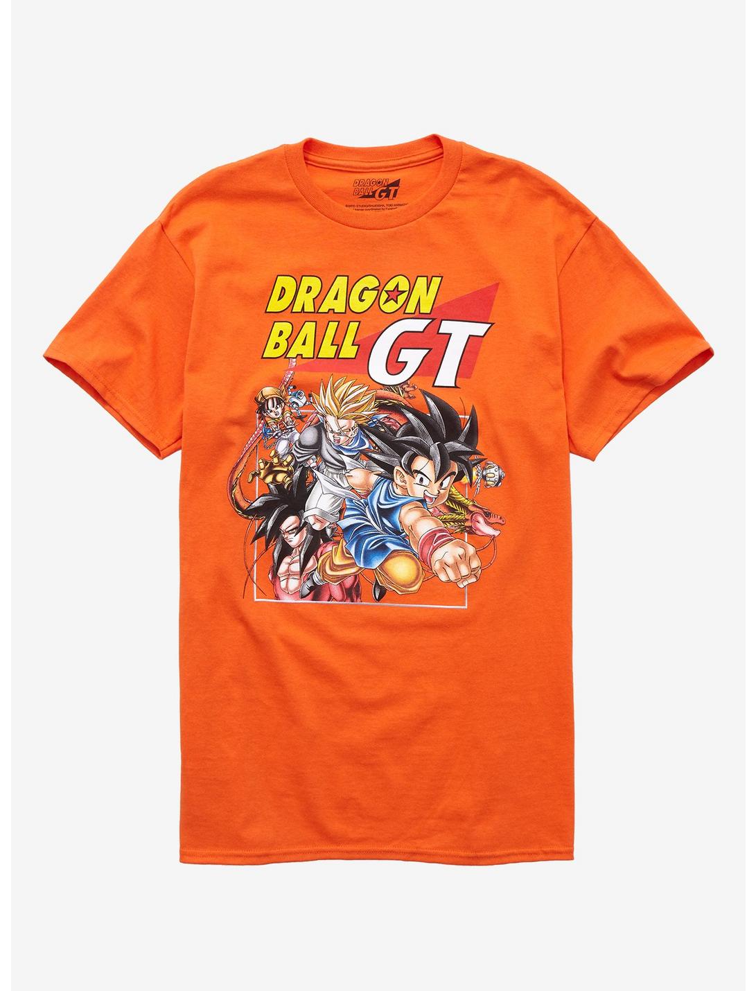 Dragon Ball GT Group T-Shirt, ORANGE, hi-res