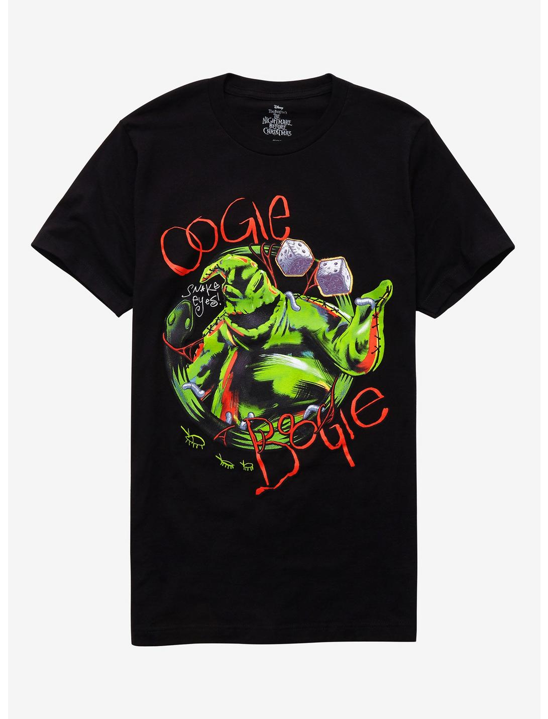The Nightmare Before Christmas Oogie Boogie Dice T-Shirt, BLACK, hi-res
