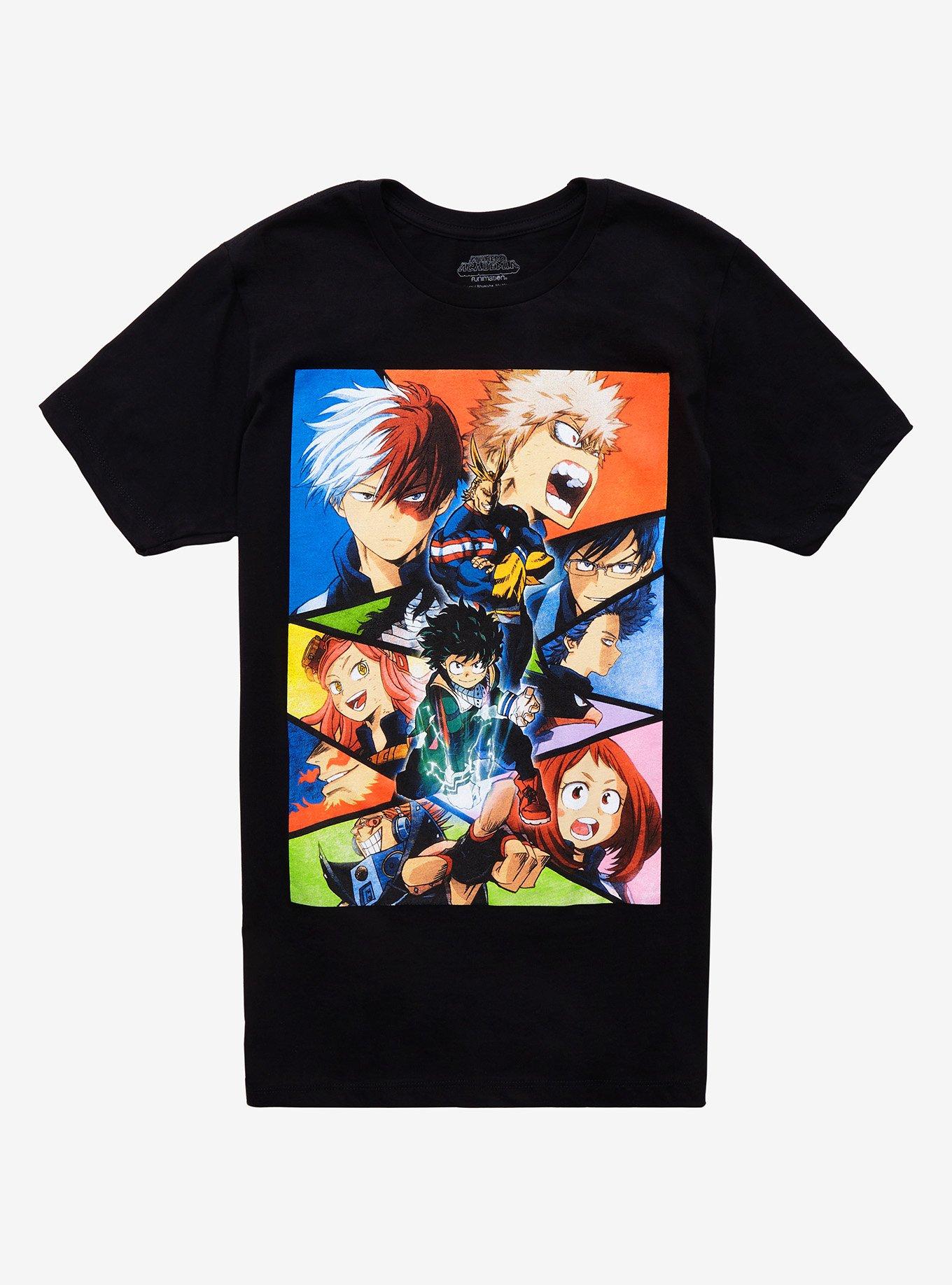 My Hero Academia Season 2 Poster T-Shirt, BLACK, hi-res