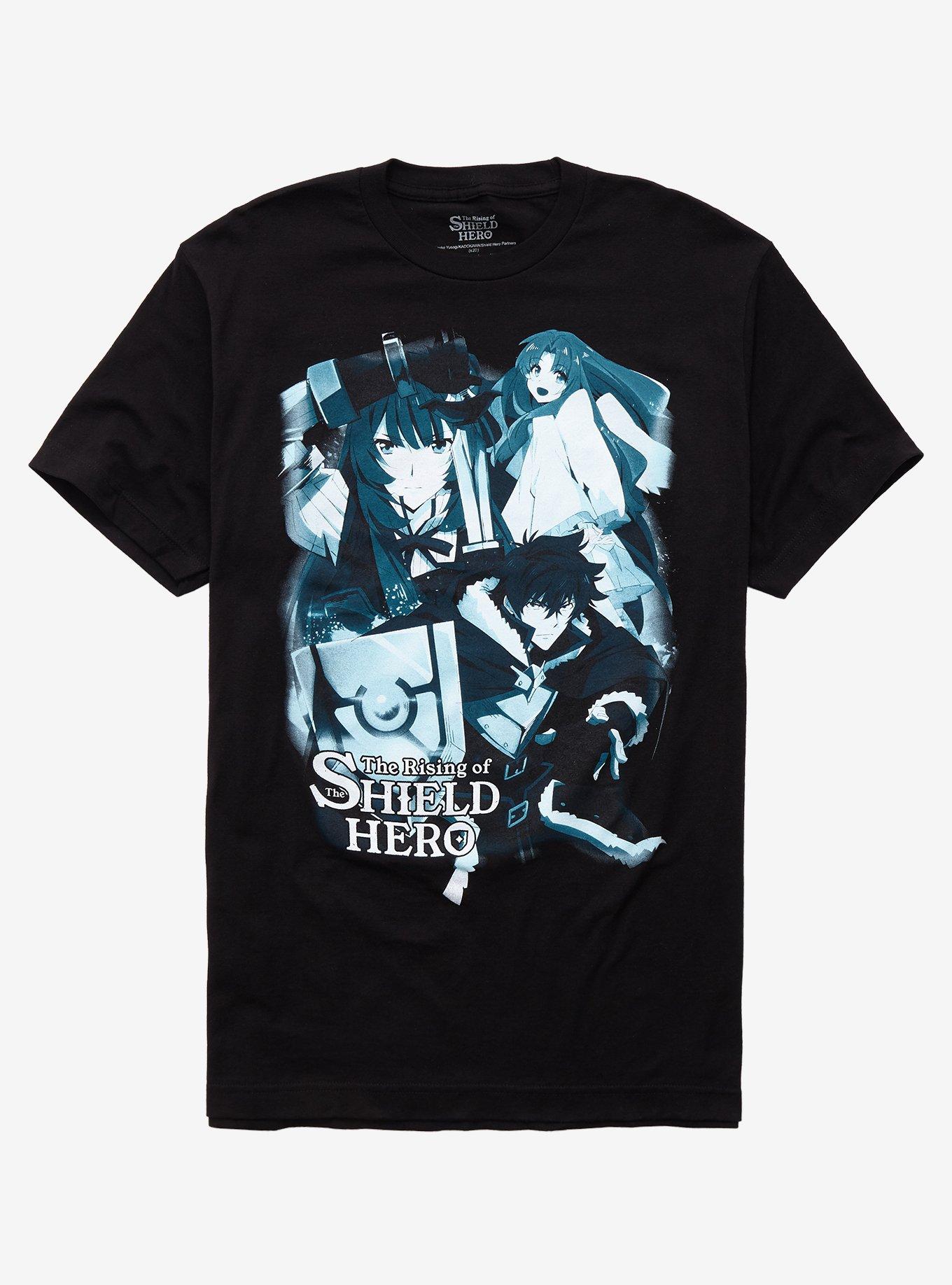 The Rising Of The Shield Hero Blue Tonal T-Shirt, BLACK, hi-res