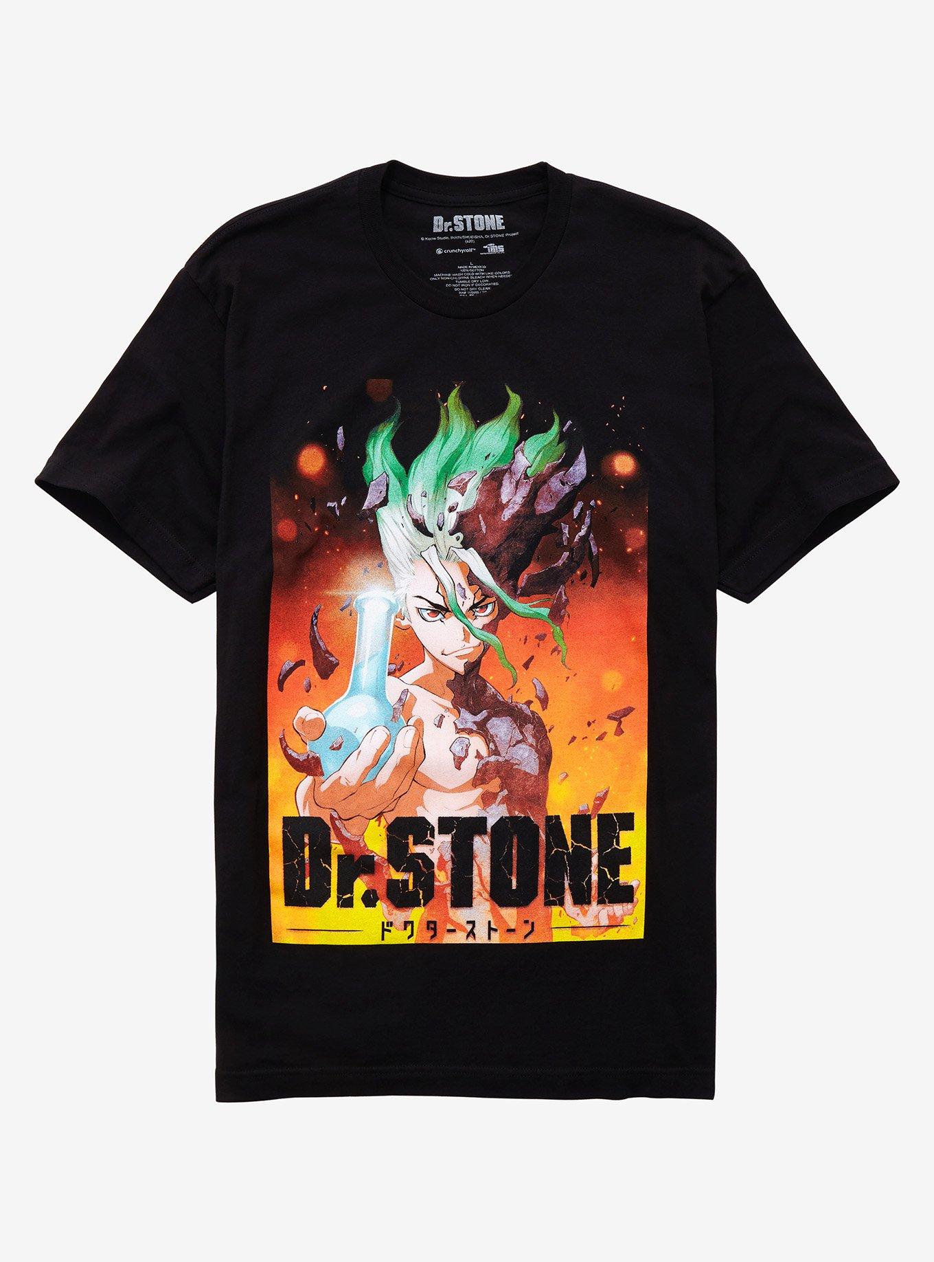 Dr. STONE Senku T-Shirt, BLACK, hi-res