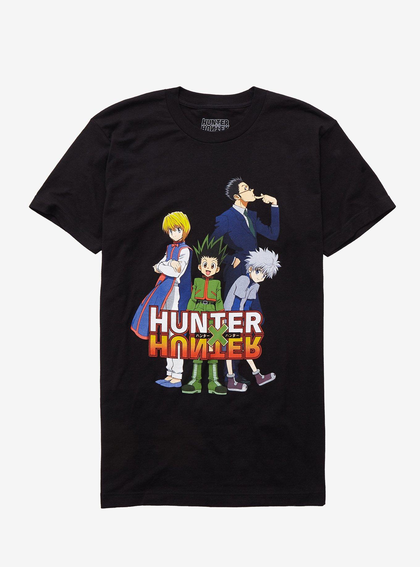 Hunter X Hunter Group Pose T-Shirt, BLACK, hi-res