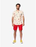 Opposuits Men's Beach Life Sand Summer Button-Up Shirt, SAND, hi-res